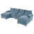 Polyester bleu est en rupture de stock