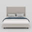 Base de lit tapissier à oreilles avec tête de lit 61 po Plainfield-872693247-872693234