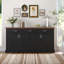 Buffet 63 "avec rangement cannelé avec rangement-666022176
