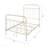 Citron White Finish Full Bed