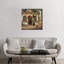 Centro Piazza Cafe by Ruane Manning - Wrapped Canvas Painting-279435560