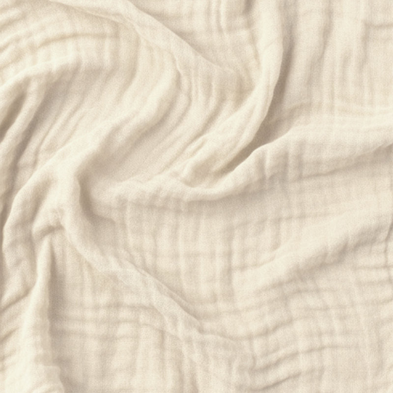 Couverture en mousseline 100% coton Threadmill, King (106" x 92"), Natural