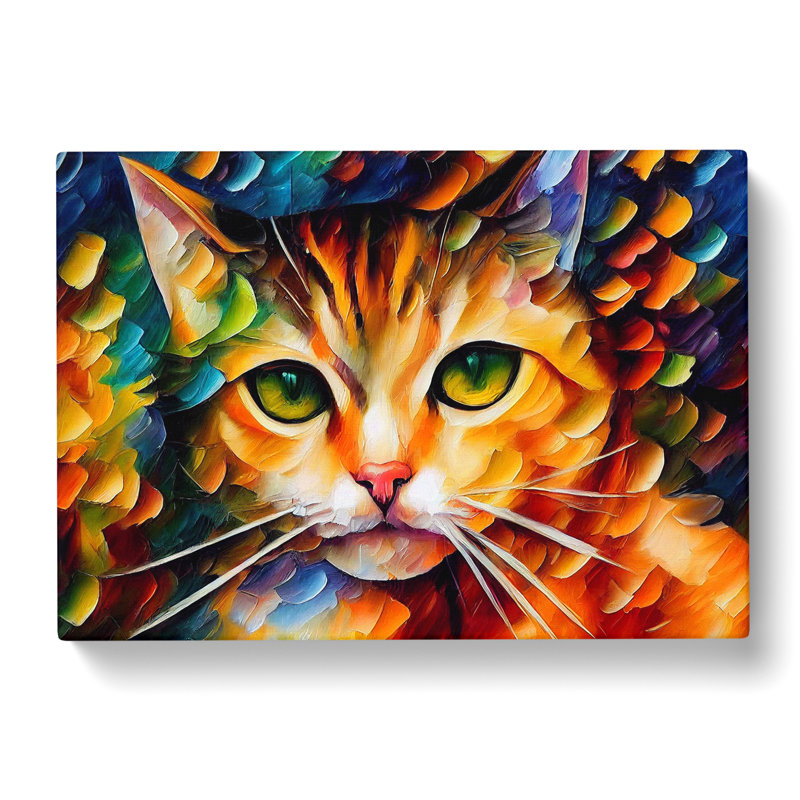 Cat - Wrapped Canvas, 35cm H x 50cm W x 3cm D