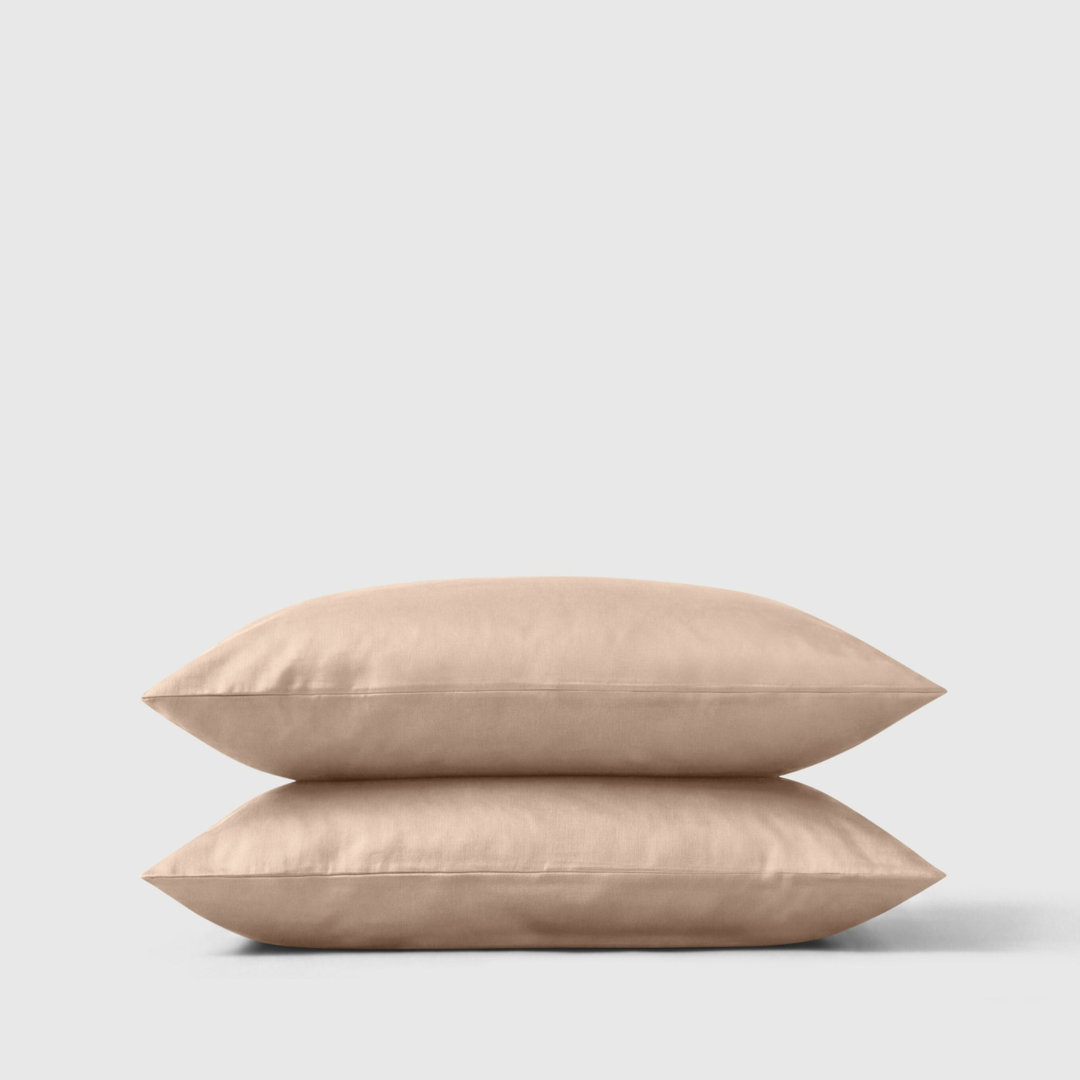 100% Cotton Sateen 460 Thread Count Pillowcase Pair