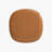 Kerri Brown Concrete Round End Table Glass Fiber Reinforced Cement Pedestal Base Sculptural Accent Table-799870755