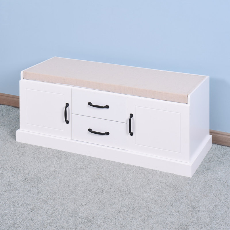 Banc de rangement avec tiroir