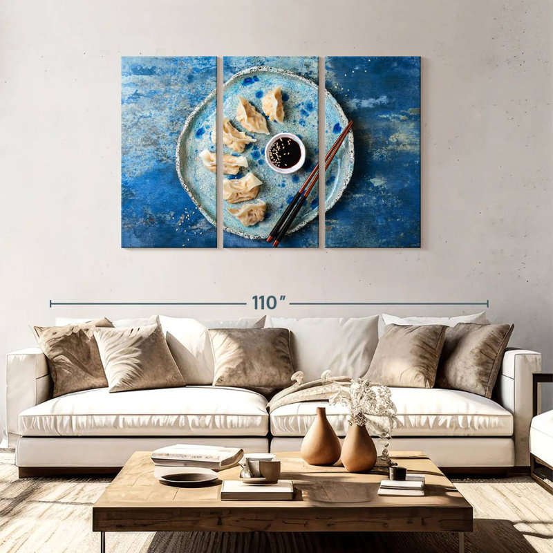 Yarlin Steamed Dumplings, 48" H x 74" W