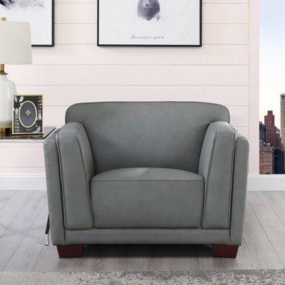 Martha Top Grain Leather Chair