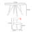 Simple solid wood round dining table sets-104071382
