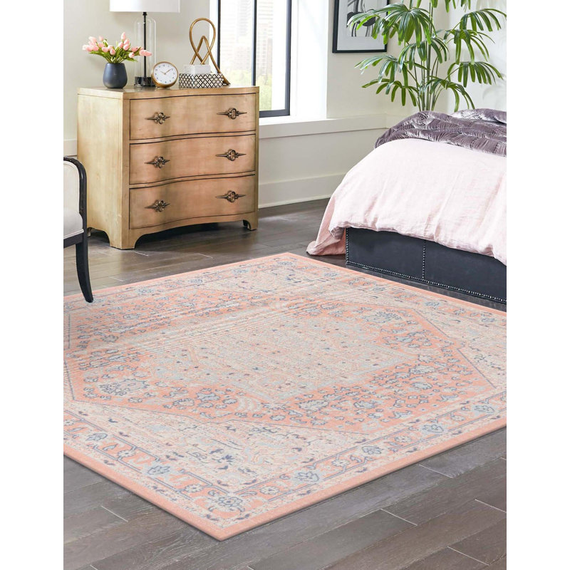 Leea Oriental Indoor Rug, Square 8'
