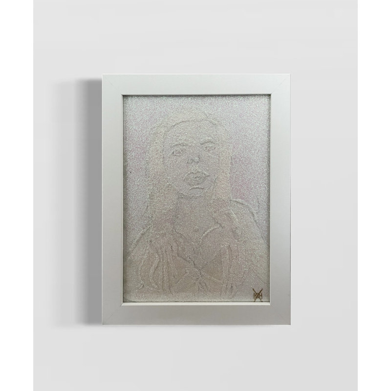 My Wish To Be A Wallflower - Single Picture Frame Painting on Canvas
