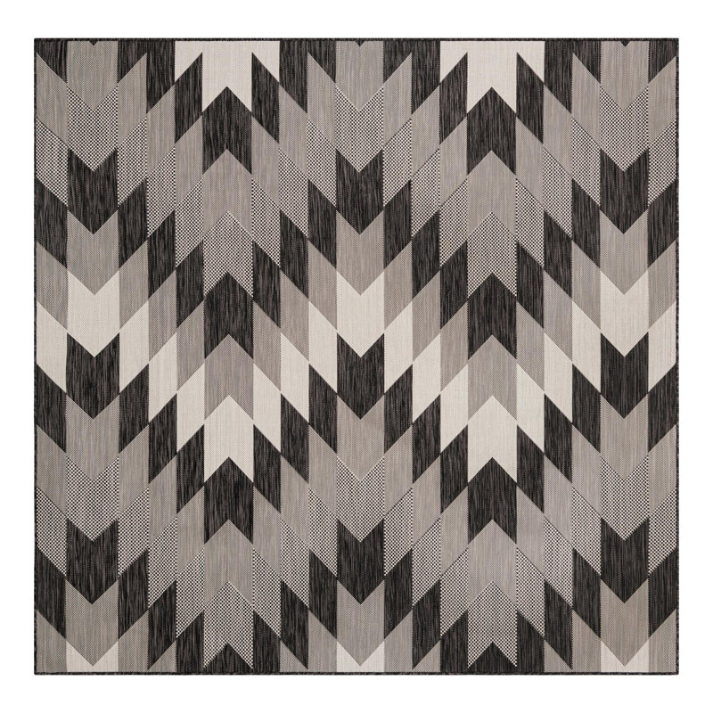 Blox Hower Indoor/Outdoor Area Rug, Square 7'10"