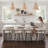 Kiylan Swivel Upholstered 26.7" Linen Counter Stool with Curved Wing Back and Metal Frame-983346175