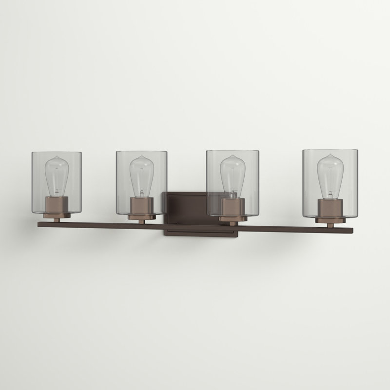 Raelyn 4 - Light Dimmable Vanity Light, Satin Copper Bronze
