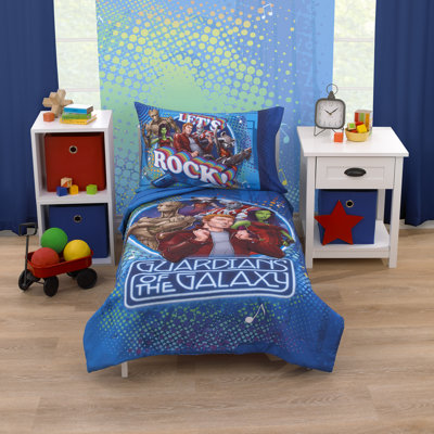 NoJo Guardians Of The Galaxy Let's Rock Toddler Bedding Set