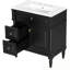 Meuble-lavabo avec lavabo, 2 tiroirs et tablette réglable-132519406-132519405