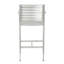 Extérieur de 29,50 po, 2 - argent, cadre en aluminium rouille et porte-livre de 2, cadre argenté, construction pour barbecue
