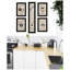 «Kitchen Friendship Collection», vignette 5 pièces par Trendy Decor 4U, cadre noir