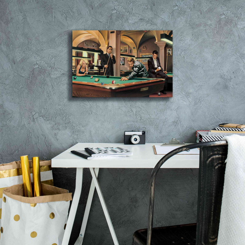 Sur toile, H 12 po x l 18 po x P 0,75 po