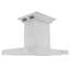 48" 400 CFM Ducted Island Range Hood in Stainless Steel-634059020
