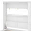 Lit escamotable polyvalent avec tablettes de rangement-336090376