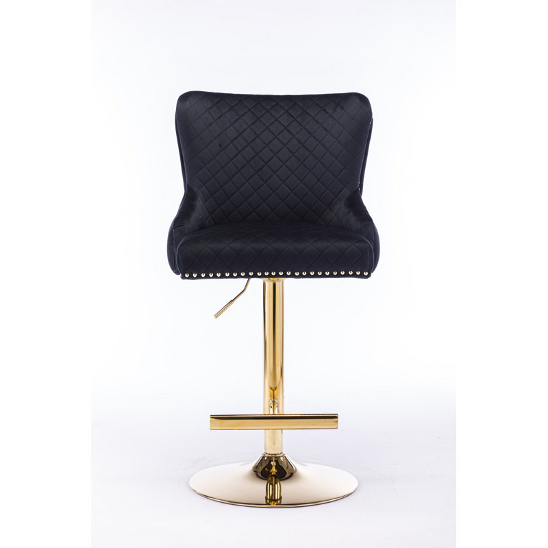 Ensemble de 1 tabouret de bar Hengming, Noir