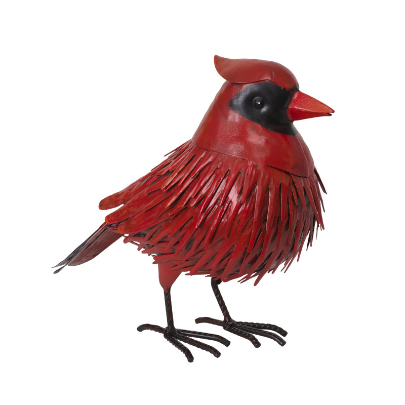Metal Cardinal Statue