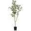 Faux Fiddle Leaf Fig Tree in Cement Pot-93069226