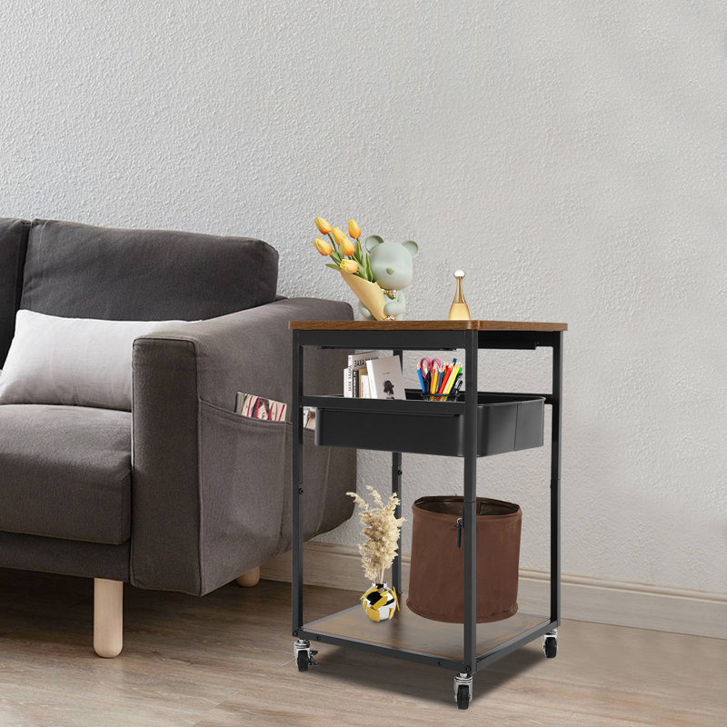3-Tier Storage Cart  Storage Rack With Wheels