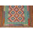 Geometric Kilim Reversible Wool Rug 4x6