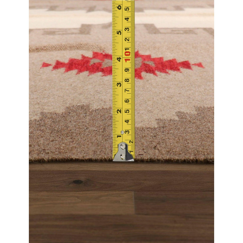 Canvello Kilim Hand-Woven Wool Area Rug- 9' X 11'10"