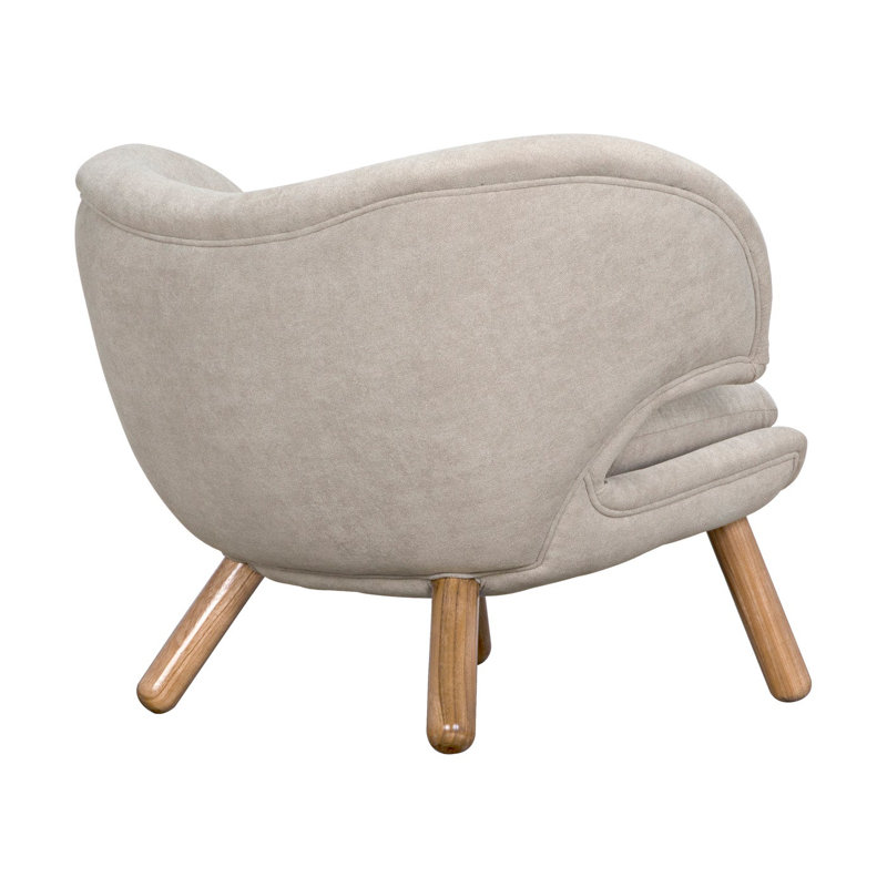 Valerie Barrel Chair, Parchment, Natural