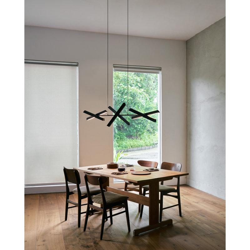 6 - Light Pendant, Matte Black