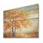 «Orange American Basswood Essence IV» - Impression sur arbre sur bois-618115441