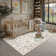 Cherry Machine Washable Floral Area Rug With Non-Slip Backing
