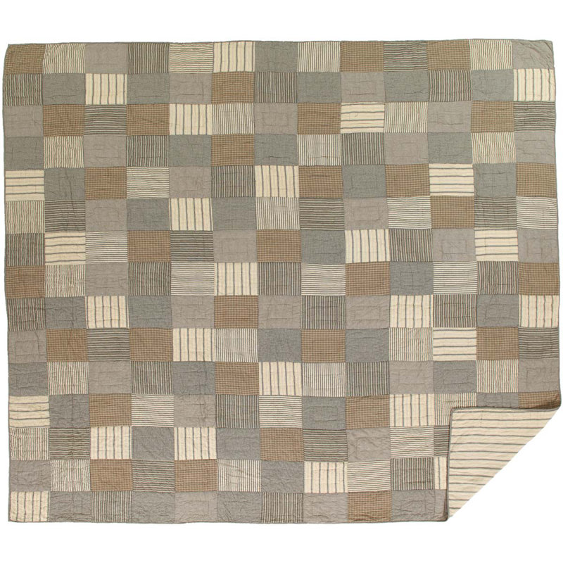 Courtepointe Sawyer Mill, Courtepointe simple, Gris anthracite