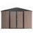 10' X 10' Metal Storage Shed For Ourdoor, Steel Yard Shed  With Design Of Lockable Doors, Utility And Tool Storage For Garden, Backyard, Patio, Outside Use