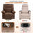41.34"plush Glider Recliner Chair With Smooth Rocking Motion - Overstuffed Upholstered Fabric Living Room Recliner With Side Pocket | Comfortable & Stylish (set Of 2)-21452398