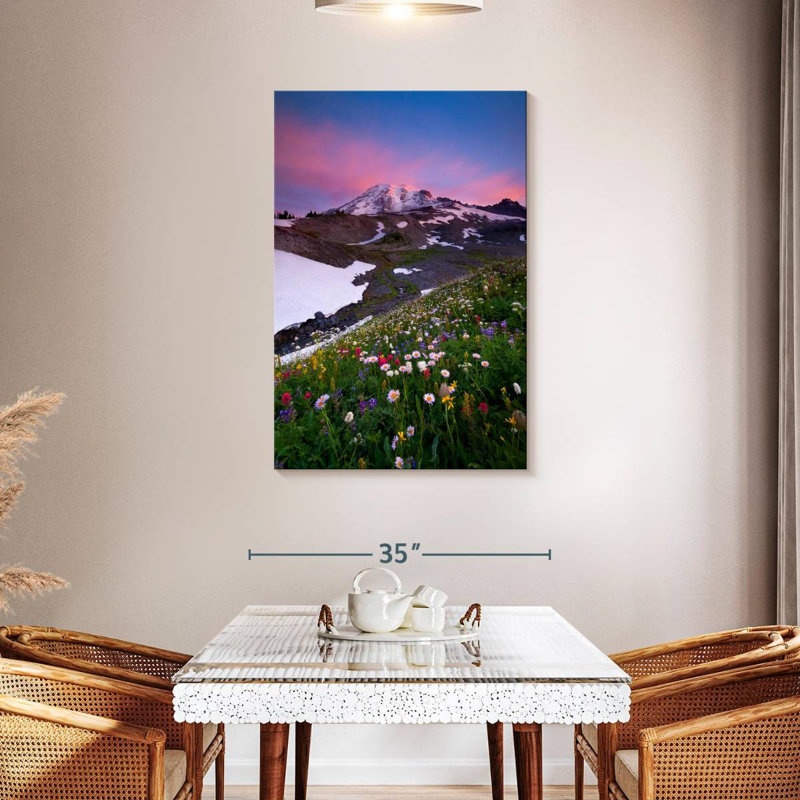 Alvord Mt. Rainier Sunrise, H 24 po x l 16 po