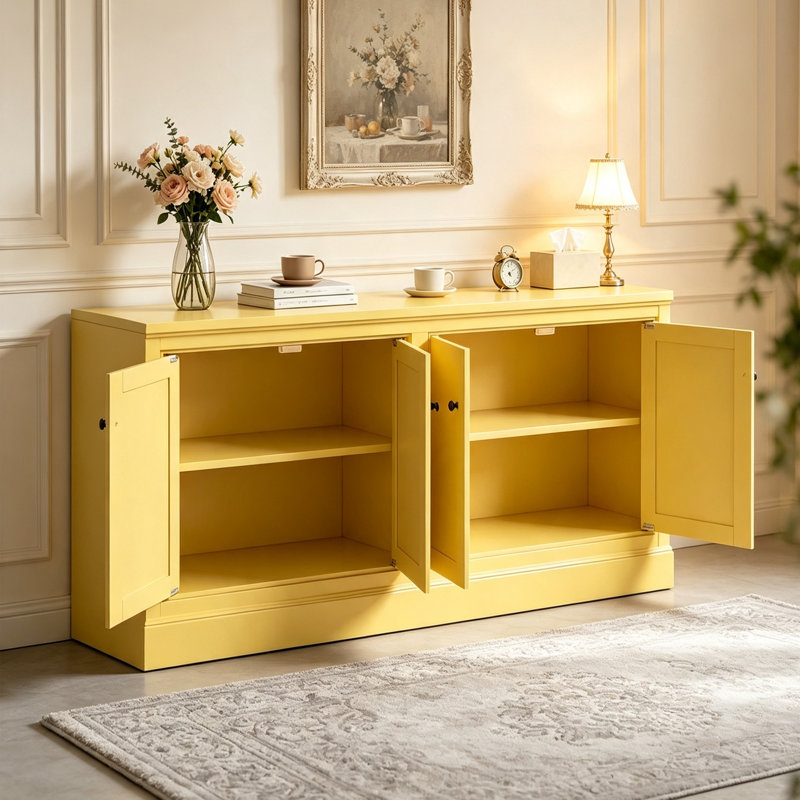 Buffet de style américain, Jaune