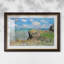 La Promenade des Falaises à Pourville, 1882 - Claude Monet - Reproduction encadrée sur mesure-2054735186-2054735189-2054735265