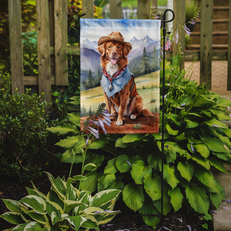 Drapeau Cowboy Welcome Garden, « Nova Scotia Duck Tolling Retriever »