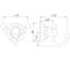 Edwardian Triple Robe Hook-55250977