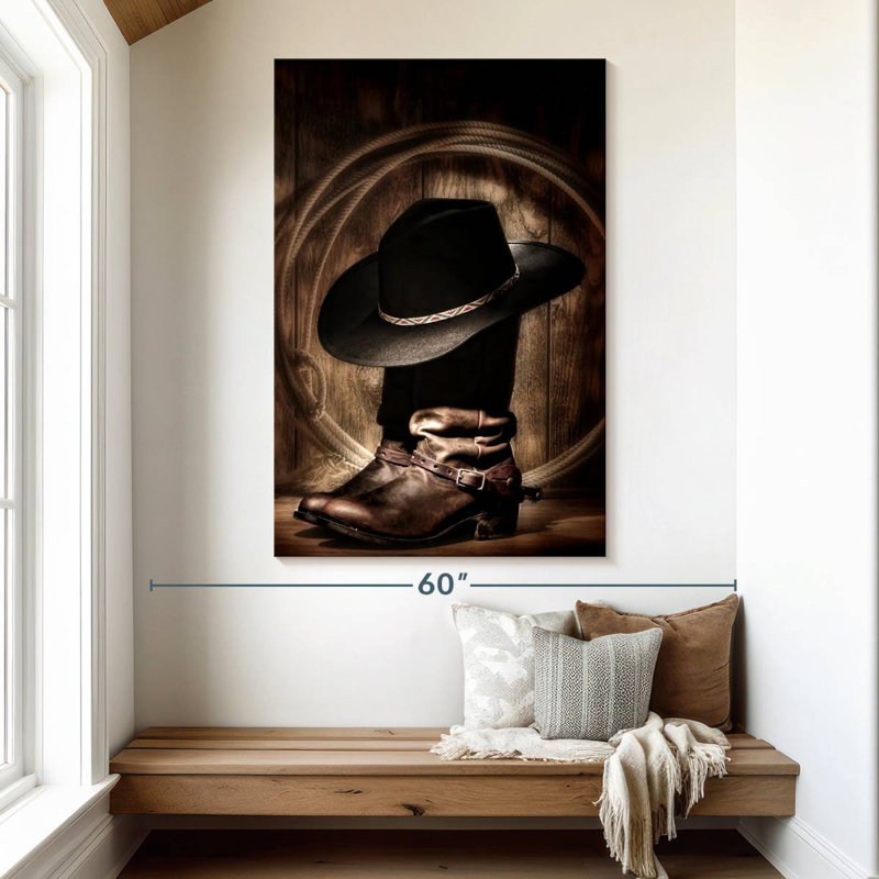 Lelar Western Rodeo Ready, 51" H x 34" W