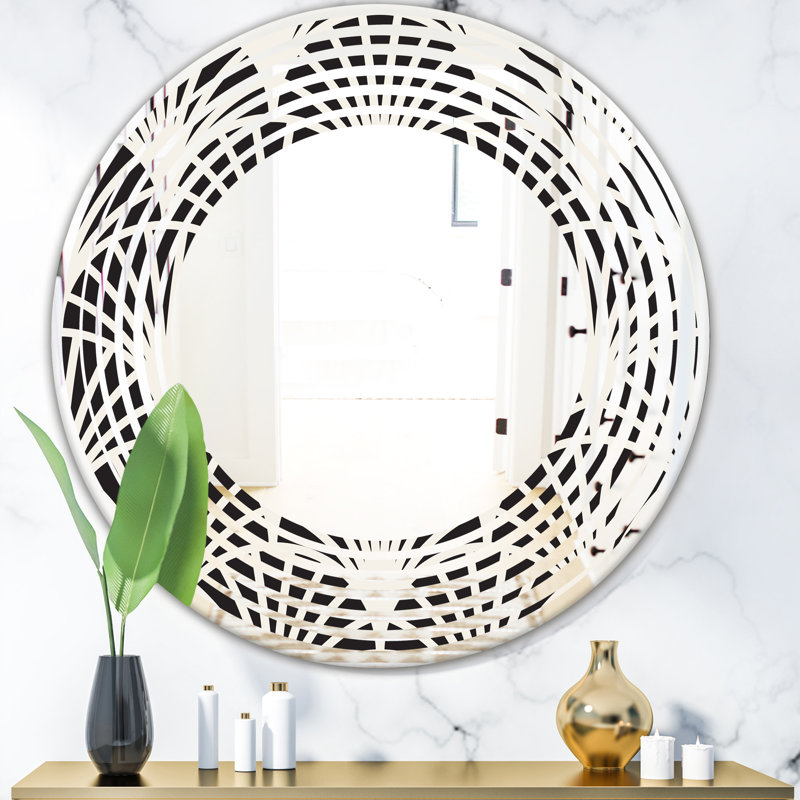 Miroir mural Wave, H 31,5 po x l po