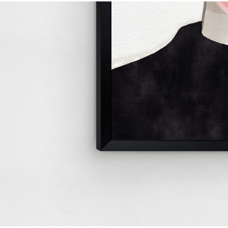 « bubblegum idole », impression, Cadre noir, H 15 po x l 10 po