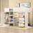Eranda Pine Solid Wood Standard Bed with Drawers and Shelves