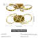 Darlys 2-Light LED Semi Flush Mount Light