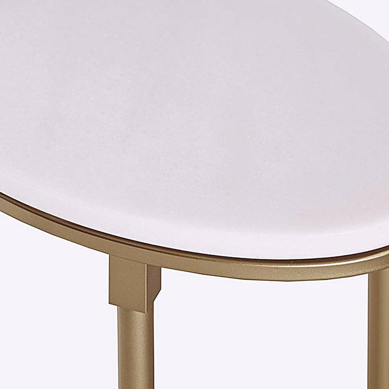 Bordeaux Red Side Table