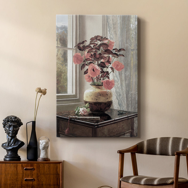 Impression florale rétro XCIX - galerie sur mesure Cavas, H 18 po x l 12 po